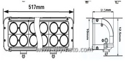 240W LED Light Bar 2078